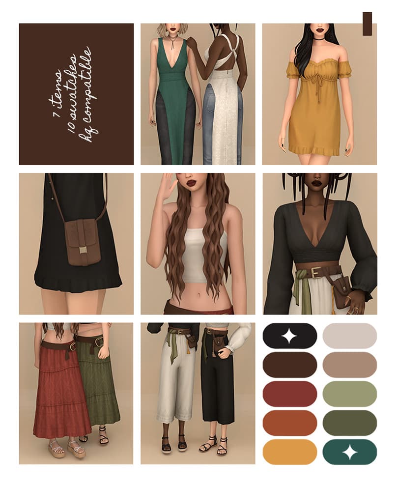 Галерея мода Коллекция одежды Boho Core Collection #1